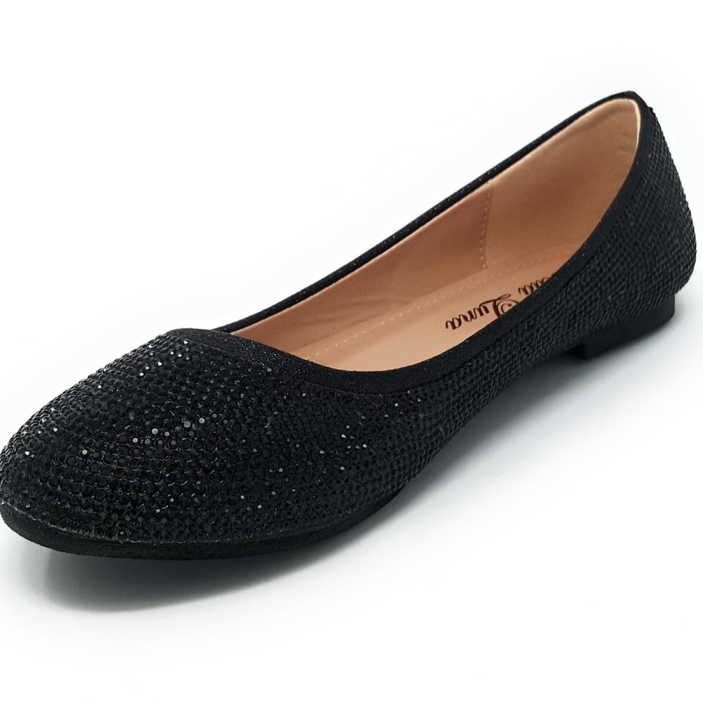 Women Shoes Shiny Stone Cover Merina21